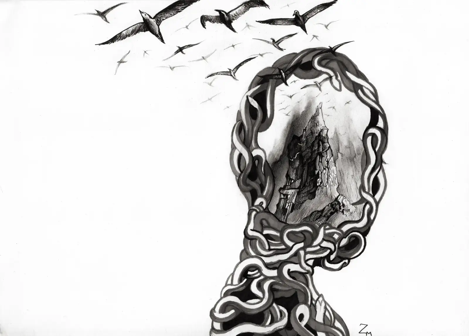 Mihail Zablodski  drawing 