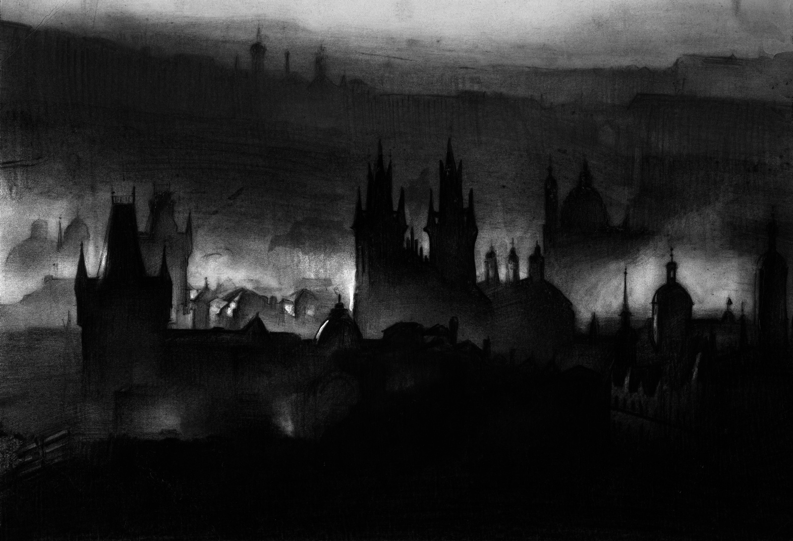 Mihail Zablodski drawing  Prague