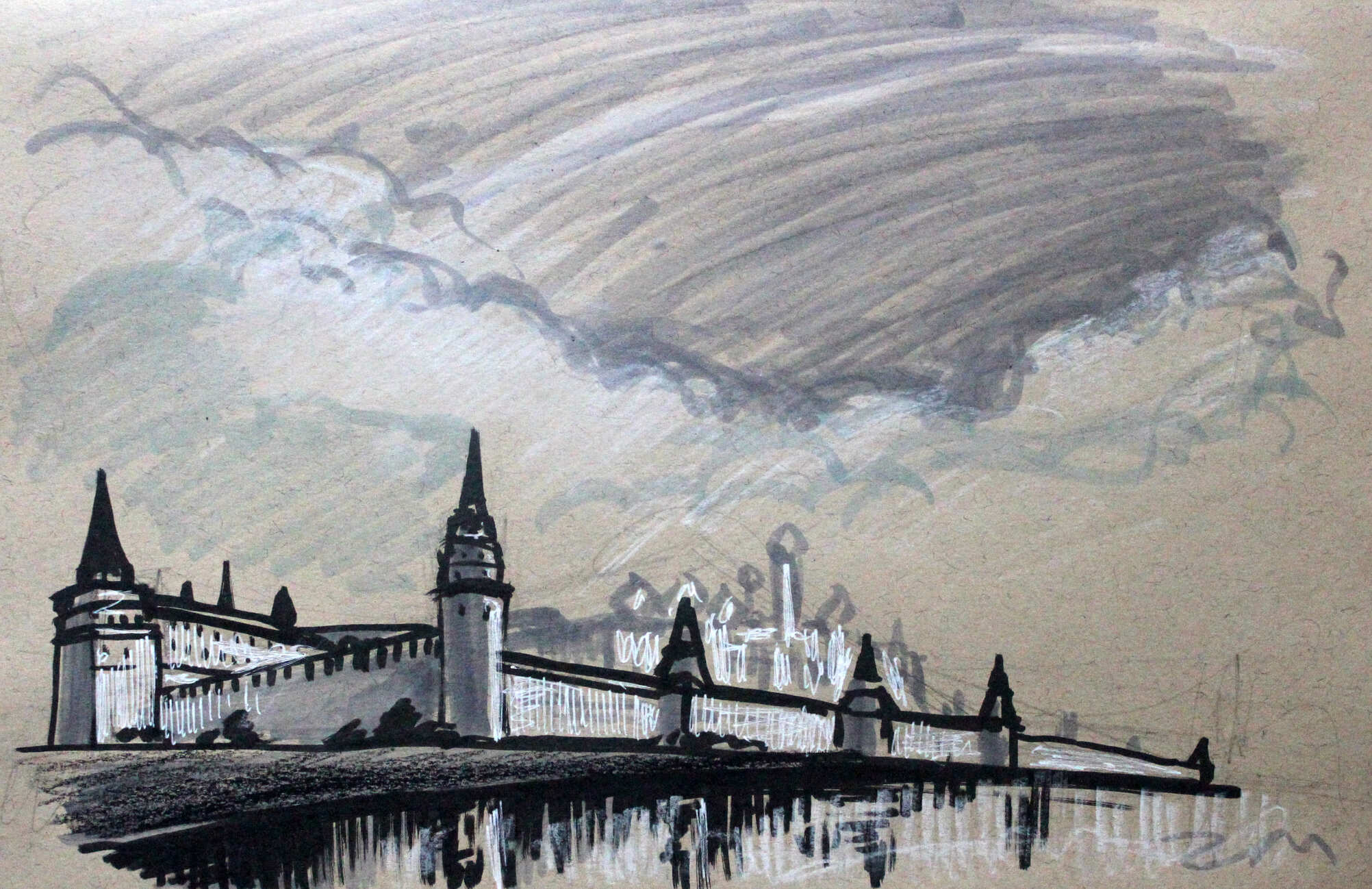 Mihail Zablodski  sketch Moscow