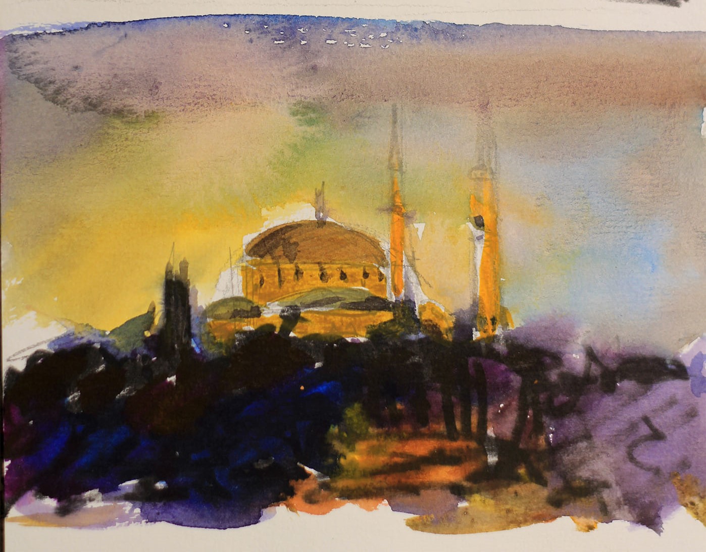 Mihail Zablodski  sketch istanbul 