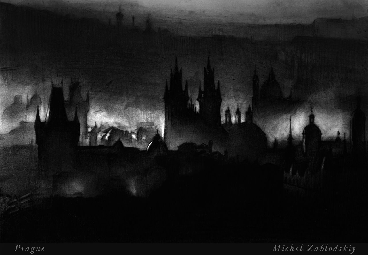 Mihail Zablodski  drawing prague 