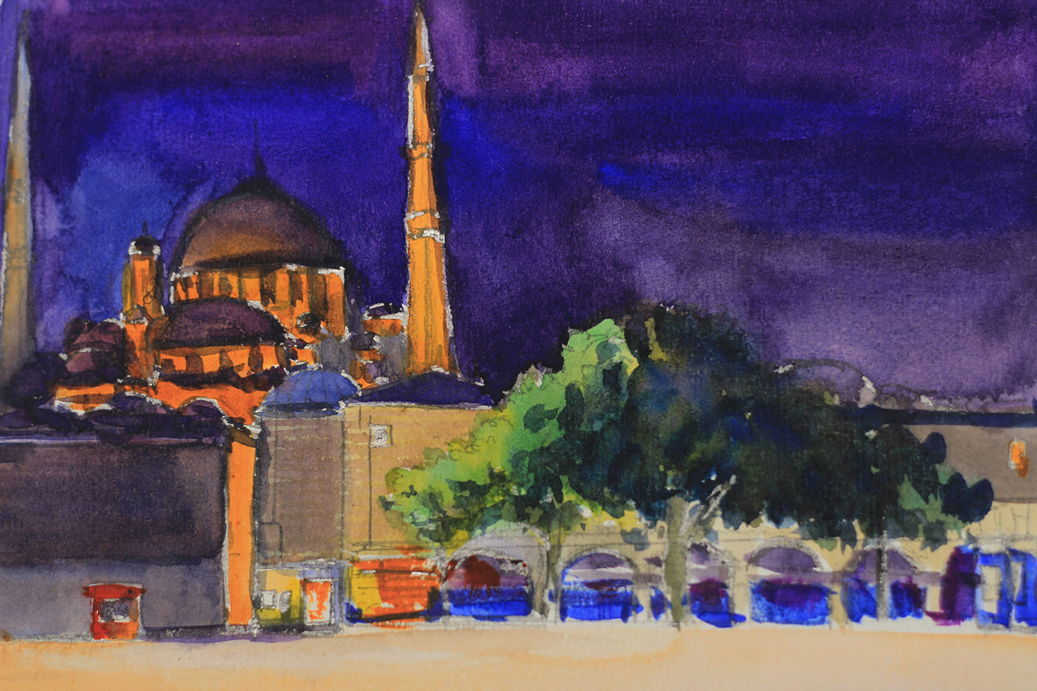 Mihail Zablodski  sketch istanbul 