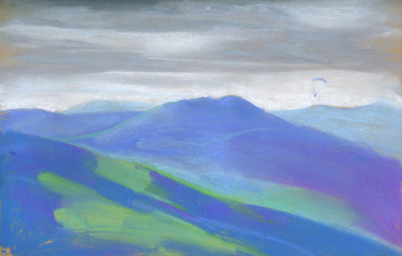 Mihail Zablodski  pastel carpathians
